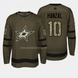 Maglia Hockey Dallas Stars Martin Hanzal 2018 Salute To Service Verde Militare