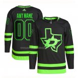 Maglia Hockey Dallas Stars Personalizzate Alternato Nero