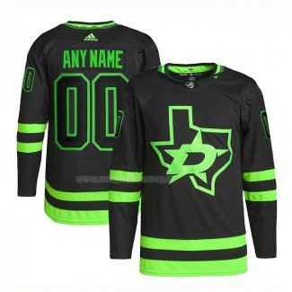 Maglia Hockey Dallas Stars Personalizzate Alternato Nero