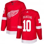 Maglia Hockey Detroit Red Wings Alex Delvecchio Home Autentico Rosso