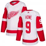 Maglia Hockey Detroit Red Wings Gordie Howe Road Autentico Bianco