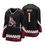Maglia Hockey Donna Arizona Coyotes Hunter Miska Heritage Alternato Breakaway Nero