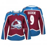 Maglia Hockey Donna Colorado Avalanche Matt Duchene Autentico Giocatore Maroon