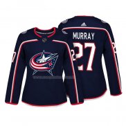 Maglia Hockey Donna Columbus Blue Jackets Ryan Murray Autentico Giocatore Blu