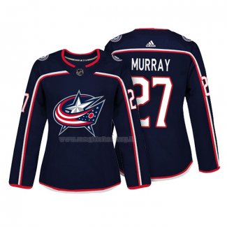 Maglia Hockey Donna Columbus Blue Jackets Ryan Murray Autentico Giocatore Blu