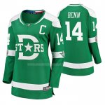 Maglia Hockey Donna Dallas Stars Jamie Benn Breakaway Giocatore 2020 Winter Classic Verde