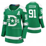 Maglia Hockey Donna Dallas Stars Tyler Seguin Breakaway Giocatore 2020 Winter Classic Verde