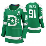 Maglia Hockey Donna Dallas Stars Tyler Seguin Breakaway Giocatore 2020 Winter Classic Verde