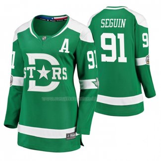 Maglia Hockey Donna Dallas Stars Tyler Seguin Breakaway Giocatore 2020 Winter Classic Verde