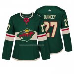 Maglia Hockey Donna Minnesota Wild Kyle Quincey Autentico Giocatore Verde