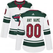 Maglia Hockey Donna Minnesota Wild Personalizzate Away Bianco