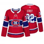 Maglia Hockey Donna Montreal Canadiens Mark Streit Autentico Giocatore Rosso