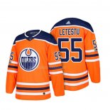 Maglia Hockey Edmonton Oilers Mark Letestu 2018 Arancione
