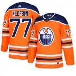 Maglia Hockey Edmonton Oilers Oscar Klefbom Home Arancione