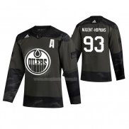Maglia Hockey Edmonton Oilers Ryan Nugent-hopkins 2019 Veterans Day Camuffamento