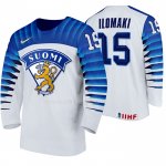 Maglia Hockey Finlandia Arttu Ilomaki Home 2020 Iihf World Championship Bianco