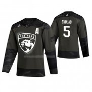 Maglia Hockey Florida Panthers Aaron Ekblad 2019 Veterans Day Camuffamento