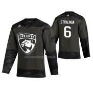 Maglia Hockey Florida Panthers Anton Stralman 2019 Veterans Day Camuffamento