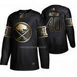 Maglia Hockey Golden Edition Buffalo Sabres Carter Hutton Autentico Nero