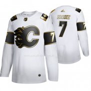 Maglia Hockey Golden Edition Calgary Flames T. J. Brodie Limited Bianco