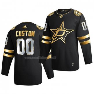 Maglia Hockey Golden Edition Dallas Stars Personalizzate Limited Autentico 2020-21 Nero