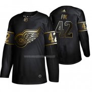 Maglia Hockey Golden Edition Detroit Red Wings Martin Frk Autentico Nero