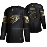 Maglia Hockey Golden Edition Detroit Red Wings Thomas Vanek Autentico Nero