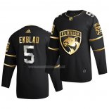 Maglia Hockey Golden Edition Florida Panthers Aaron Ekblad Limited Autentico 2020-21 Nero