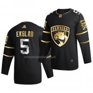Maglia Hockey Golden Edition Florida Panthers Aaron Ekblad Limited Autentico 2020-21 Nero