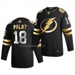 Maglia Hockey Golden Edition Tampa Bay Lightning Ondrej Palat Limited Autentico 2020-21 Nero