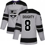 Maglia Hockey Los Angeles Kings Drew Doughty Alternato Autentico Gris