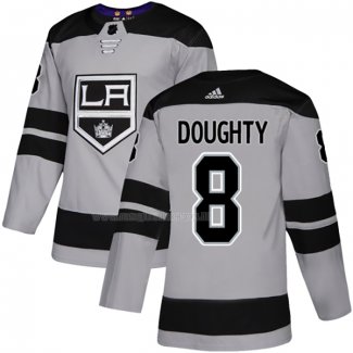 Maglia Hockey Los Angeles Kings Drew Doughty Alternato Autentico Gris
