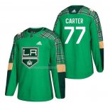 Maglia Hockey Los Angeles Kings Jeff Carter 2018 Dia de San Patricio Verde