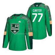 Maglia Hockey Los Angeles Kings Jeff Carter 2018 Dia de San Patricio Verde