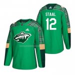 Maglia Hockey Minnesota Wild Eric Staal 2018 Dia de San Patricio Verde