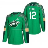 Maglia Hockey Minnesota Wild Eric Staal 2018 Dia de San Patricio Verde