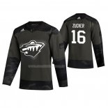 Maglia Hockey Minnesota Wild Jason Zucker 2019 Veterans Day Camuffamento