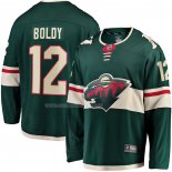 Maglia Hockey Minnesota Wild Matthew Boldy Home Breakaway Verde