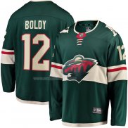Maglia Hockey Minnesota Wild Matthew Boldy Home Breakaway Verde