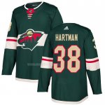 Maglia Hockey Minnesota Wild Ryan Hartman Home Autentico Verde