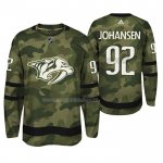Maglia Hockey Nashville Predators Ryan Johansen Autentico Armed Special Forces Camuffamento