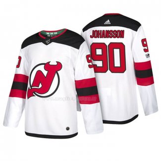 Maglia Hockey New Jersey Devils Marcus Johansson 2018 Bianco