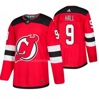 Maglia Hockey New Jersey Devils Taylor Hall Home Autentico Rosso