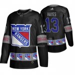 Maglia Hockey New York Rangers Kevin Hayes Breakaway Nero