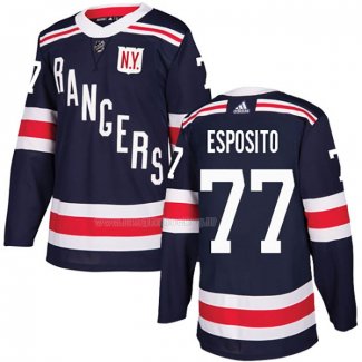 Maglia Hockey New York Rangers Phil Esposito 2018 Winter Classic Blu