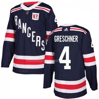Maglia Hockey New York Rangers Ron Greschner 2018 Winter Classic Blu