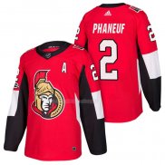 Maglia Hockey Ottawa Senators Dion Phaneuf Autentico Home 2018 Rosso