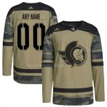 Maglia Hockey Ottawa Senators Personalizzate Military Appreciation Team Autentico Practice Camuffamento