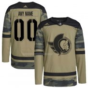 Maglia Hockey Ottawa Senators Personalizzate Military Appreciation Team Autentico Practice Camuffamento
