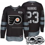 Maglia Hockey Philadelphia Flyers Brandon Manning 1917-2017 100th Anniversario Nero